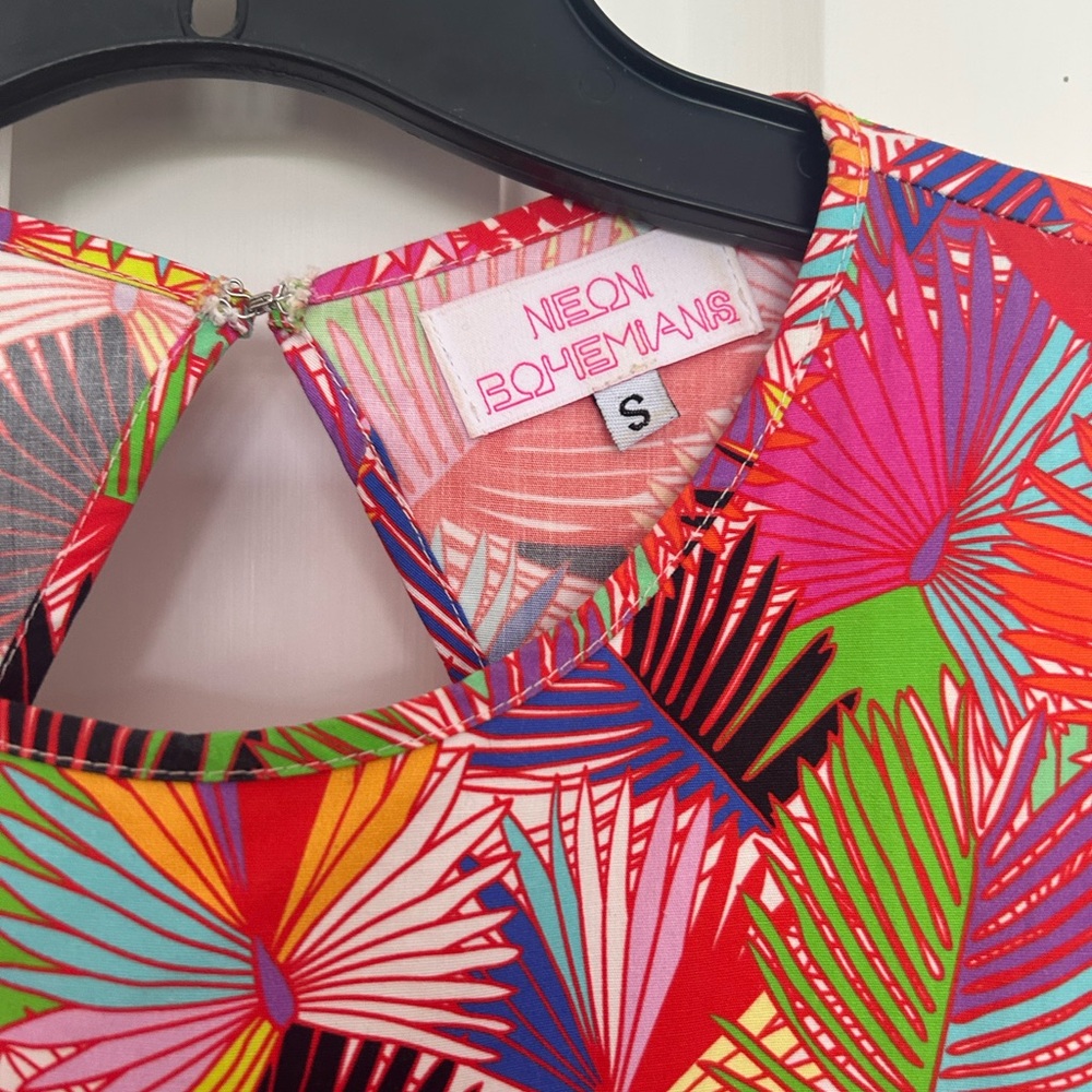 Vibrant Multicolor Patterned Dress - Picture 8 of 9